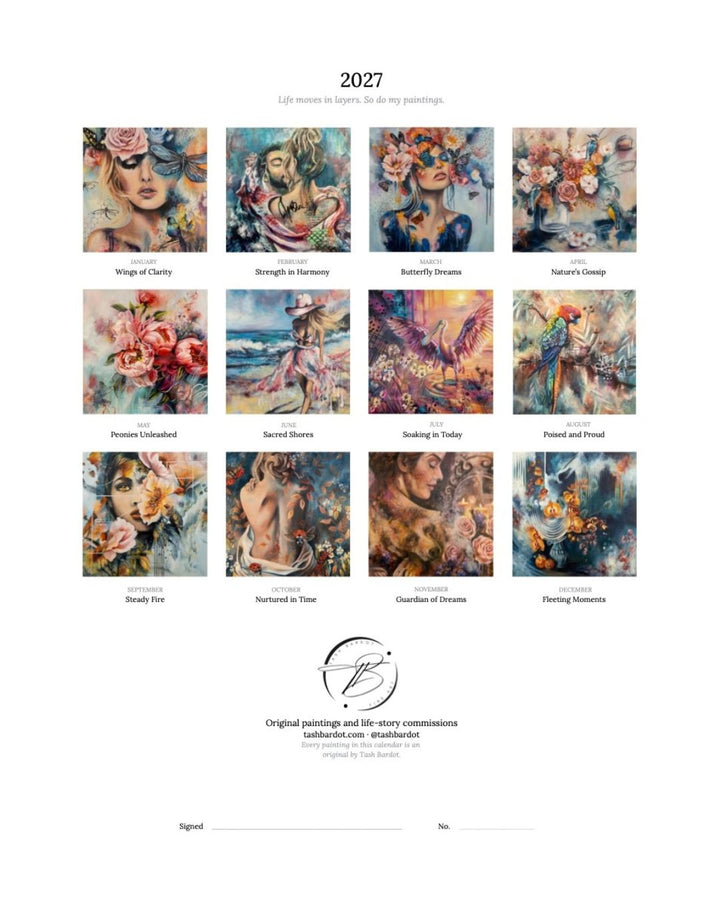 2027 Calendar: A Painting for Every Month