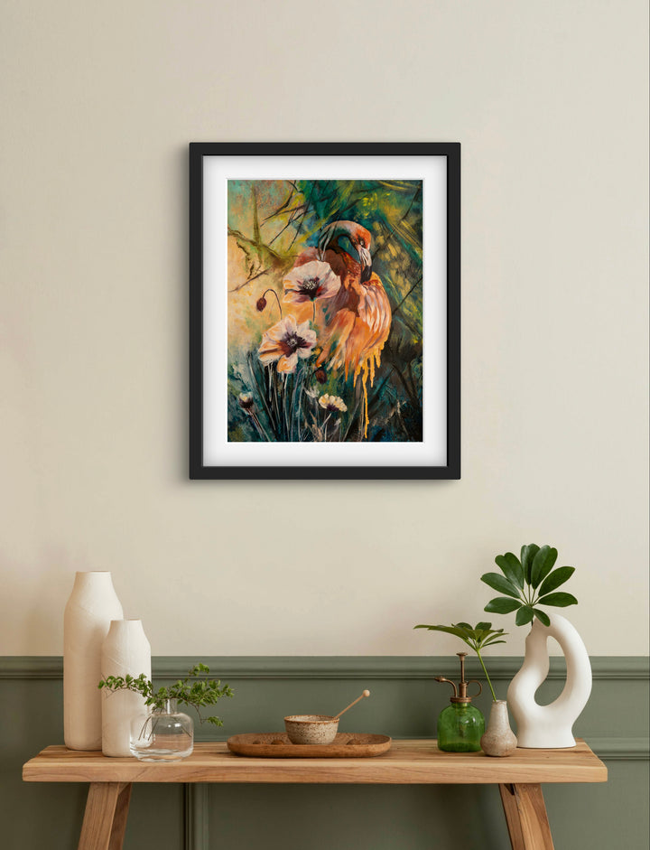 Flamingo Reverie Print