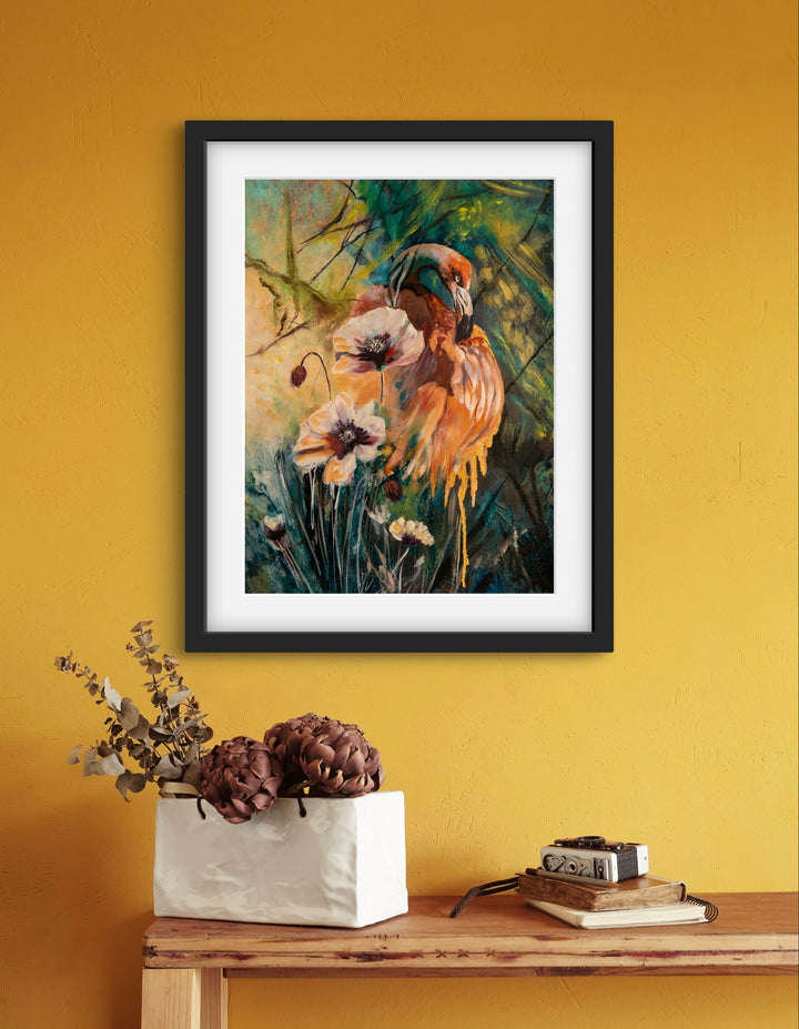 Flamingo Reverie Print