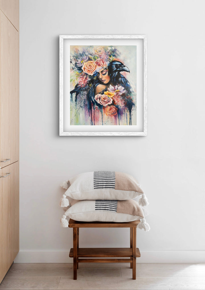 The Wise Crow Print