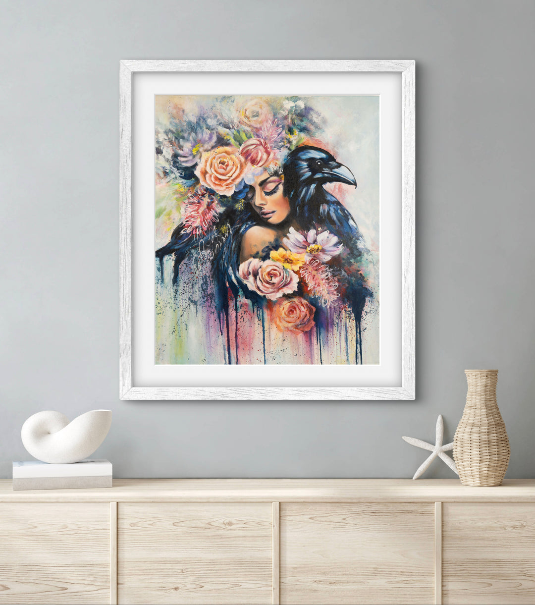 The Wise Crow Print