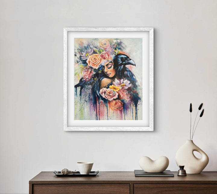 The Wise Crow Print